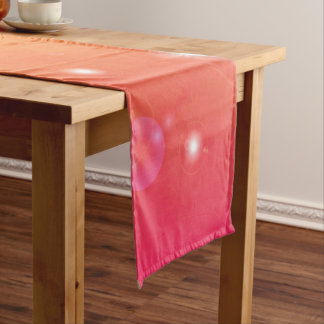 Pink And Orange Patterned Table Runner