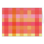 Pink and orange plaid (Front Horizontal)