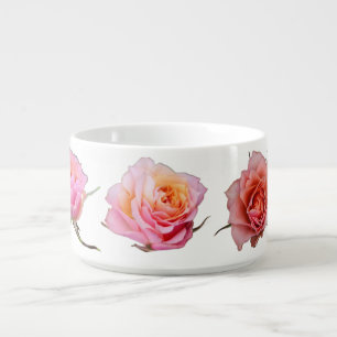 Pink and Orange Rose Bowl