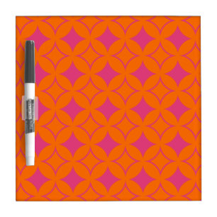 Pink and orange shippo Dry-Erase board