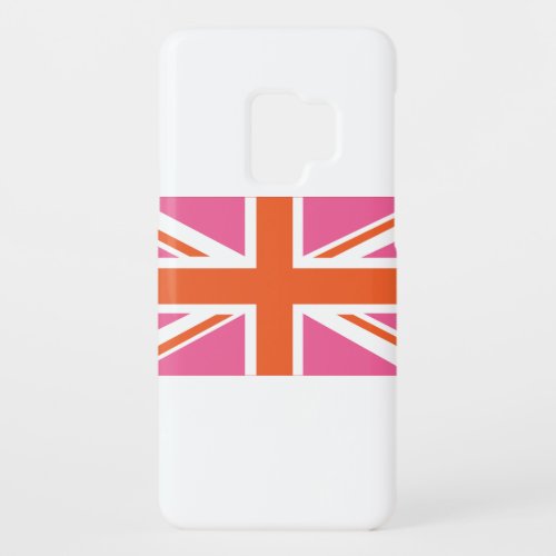 Pink and Orange Union Flag Case_Mate Samsung Galaxy S9 Case