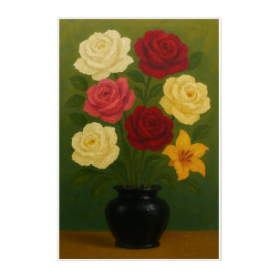 Pink and Orange Wall Art Decor