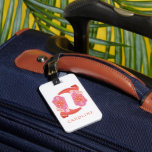 Pink and Orange Western Cowboy Boots Personalized Luggage Tag<br><div class="desc">Pink and Orange Western Cowboy Boots Personalized Luggage Tag</div>