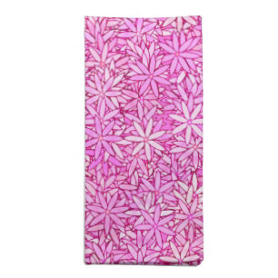 Pink and orchid flowers, orchid background napkin