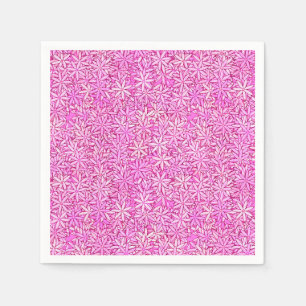 Pink and orchid flowers, orchid background paper napkins