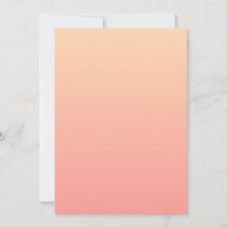 Pink and Peach Gradient Invitation