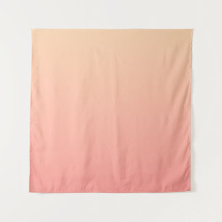 Pink and Peach Gradient Tapestry
