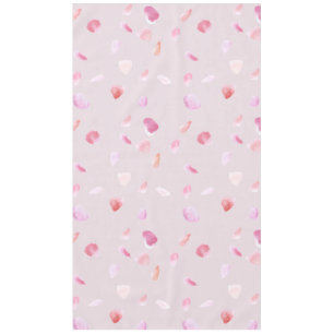 Pink and Peach Rose Petals Tablecloth