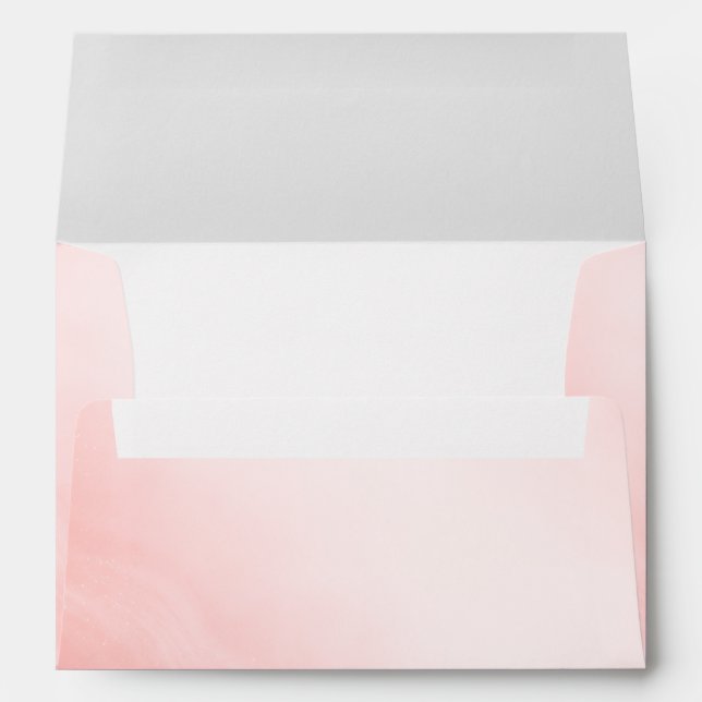 Pink and Pearls Invitation Envelope (Back (Bottom))