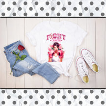 Pink and Pretty Floral Breast Cancer