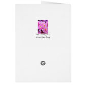 "Pink and Pretty Mums" Cards (Back)