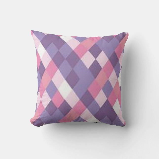 Pink And Purpal Background  Throw Pillow (Front)
