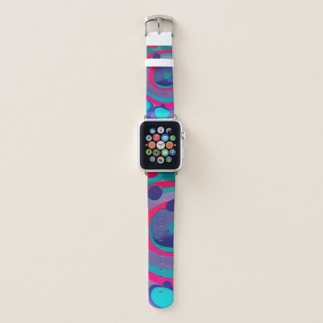 Pink and Purple Apple Watch Band (Front)