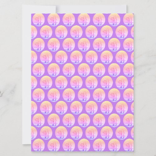 Pink and Purple Ballet Shoes Repeat Pattern Card