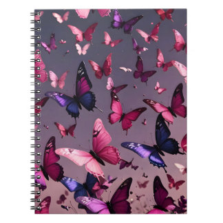 Pink and Purple Butterfly Journal