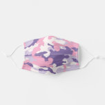 Pink and Purple Camo Adult Cloth Face Mask