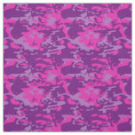 Pink and Purple Camo Fabric