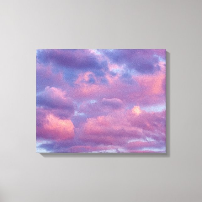 Pink and Purple Clouds Canvas Print (Front)