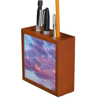 Pink and Purple Clouds Pencil/Pen Holder