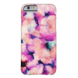 Pink And Purple Cloudy Watercolor Abstract Barely There Iphone 6 Case at Zazzle