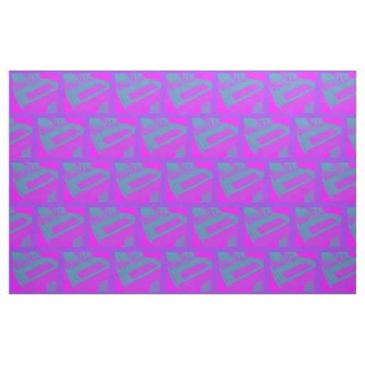 Pink and Purple Court Reporting Steno Machine DIY Fabric