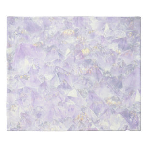 Pink and Purple Crystal Duvet Cover