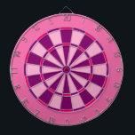Pink and Purple Dart Board<br><div class="desc">Sexy pink and purple dart board.</div>