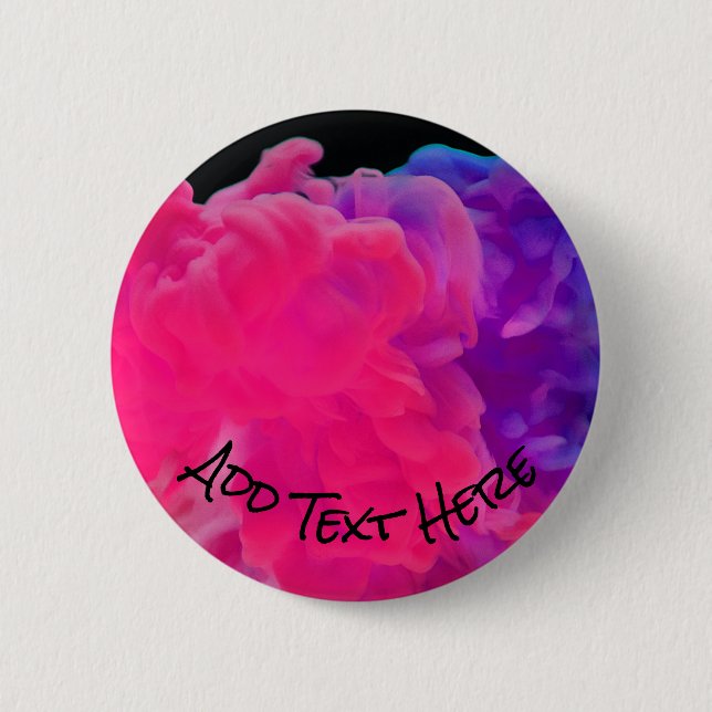 Pink and Purple Digital Smoke Button (Front)