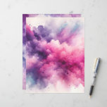 Pink and Purple Distressed Ink Background