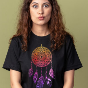 pink and purple dream catcher boho T-Shirt