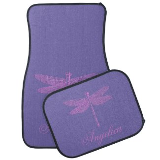 Pink and Purple Fantasy Dragonfly Personalized