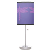 Pink and Purple Fantasy Dragonfly  Table Lamp (Left)