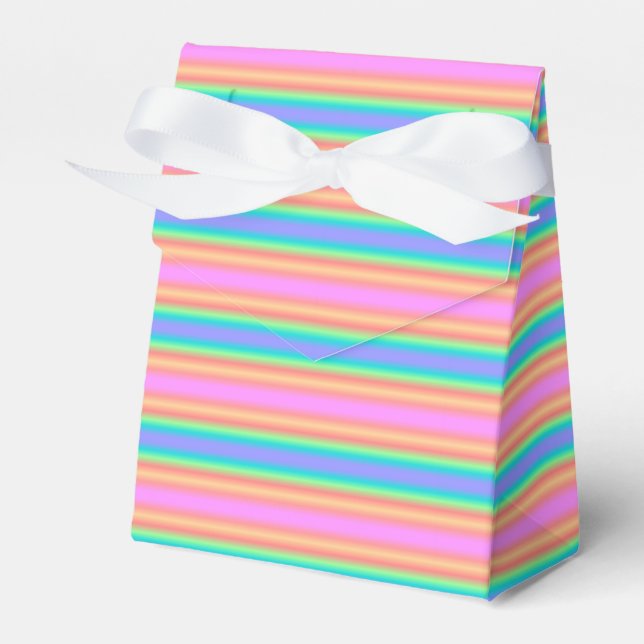 Pink and Purple Favor Box (Front Side)
