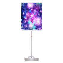 Pink and Purple Galaxy Stars Table Lamp Pink and Purple Galaxy Stars Table Lamp