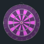 Pink and Purple Girly Dartboard<br><div class="desc">This pretty dartboard is done in shades of purple and pink. It's a cute game board for the girly girl in your life. See more variations in our store!</div>