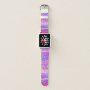 Pink and Purple Glam Apple Watch Band