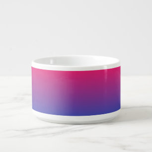 Pink and Purple Gradient Colors Bowl