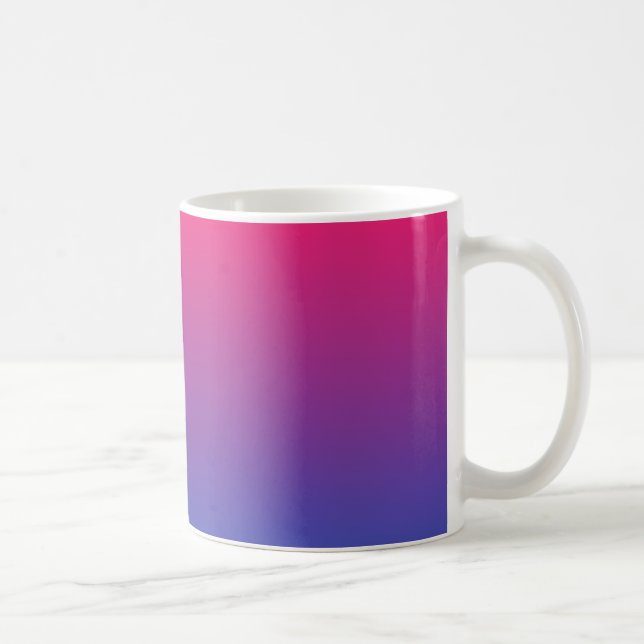 Pink and Purple Gradient Colors Coffee Mug (Right)