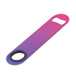Pink and Purple Gradient Colors Speed Bottle Opener