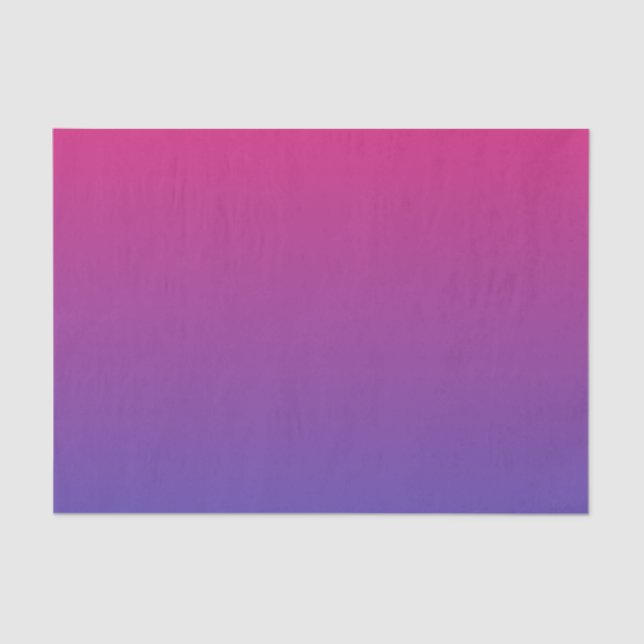 Pink and Purple Gradient Colors Tissue Paper (Front)