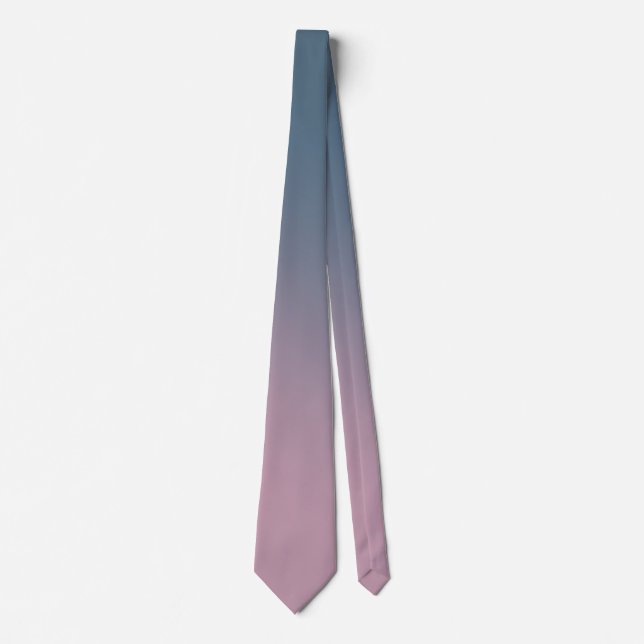 Pink and Purple Gradient Neck Tie (Front)