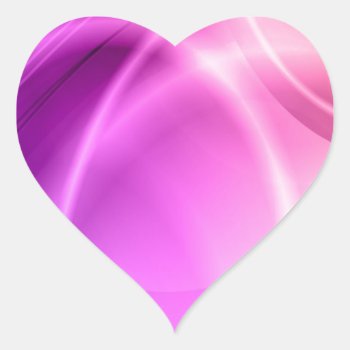 Pink And Purple Heart Sticker by esoticastore at Zazzle