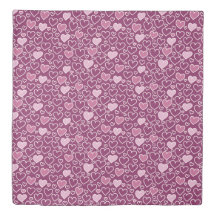 Pink and Purple Hearts