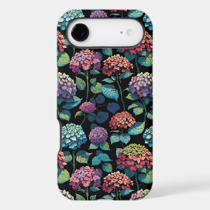 Pink and Purple Hydrangea Foliage iPhone 17 Air Case