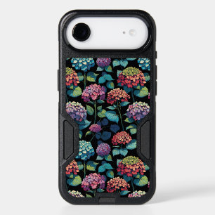 Pink and Purple Hydrangea Foliage iPhone 17 Air Case