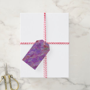 Pink And Purple Marble Gift Tags