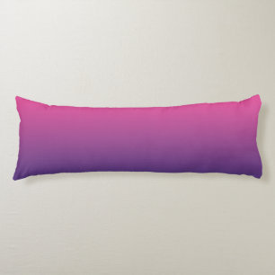 “Pink And Purple Ombre” Body Pillow