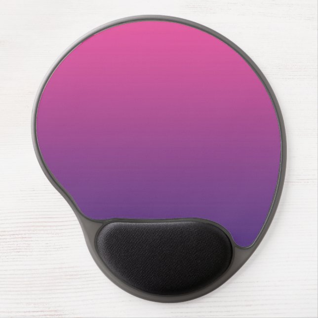 “Pink And Purple Ombre” Gel Mouse Pad (Front)