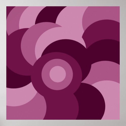 pink and purple pattern poster
