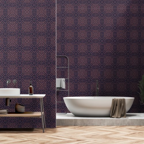 Pink and Purple Patterned Wallpaper